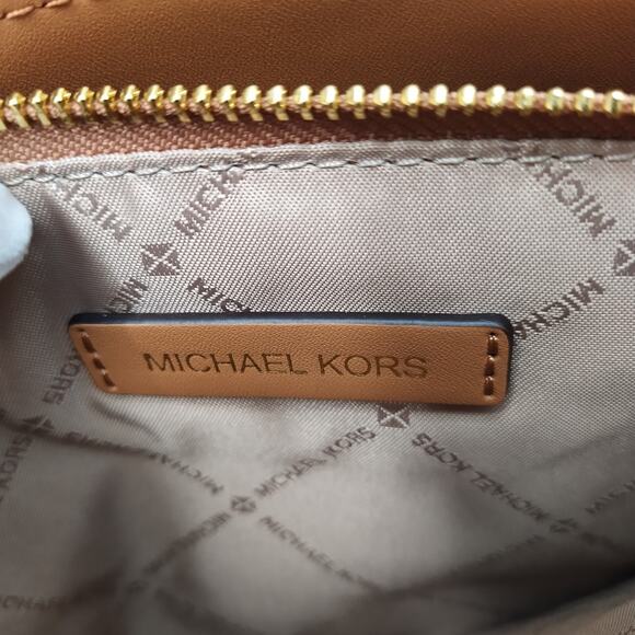 Michael Kors Maple Pinus Brown Leather Studded Top Handle Satchel Bag - NWT $358 - Picture 12 of 16